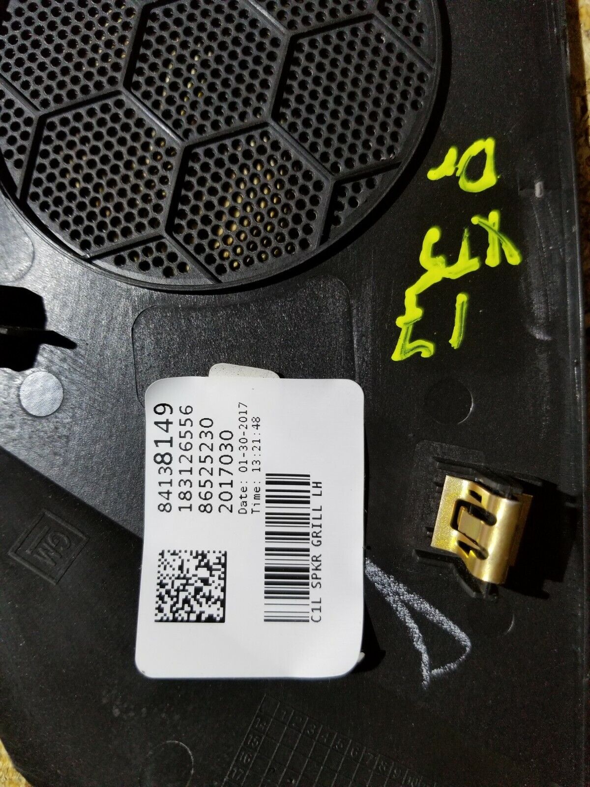 17 18 19 20 Cadillac Xt5 Dash Speaker Cover Left Driver Side OEM 34k