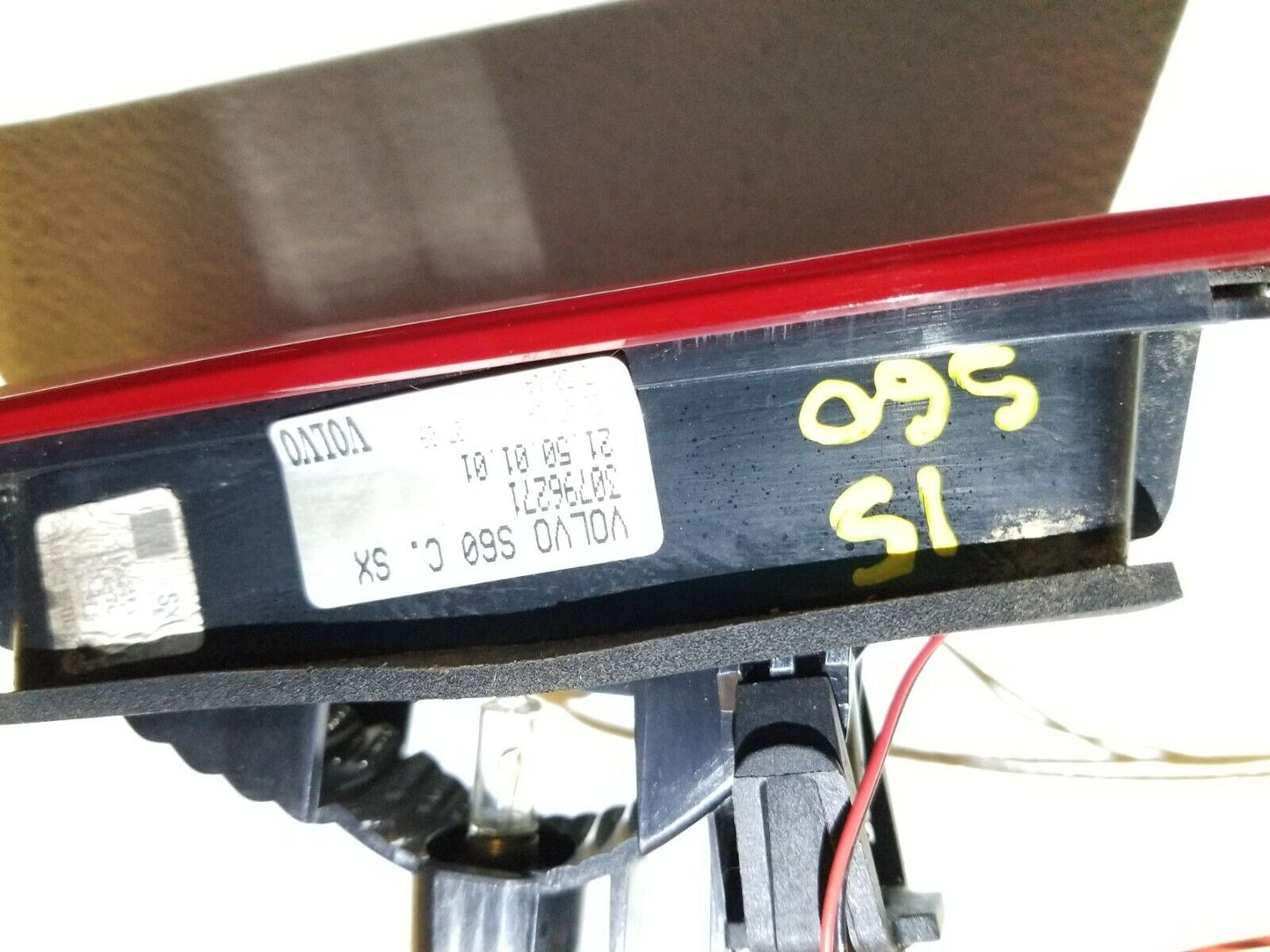 14 15 16 17 Volvo S60 Rear Left Driver Side Inner Tail Light Lamp OEM 42k