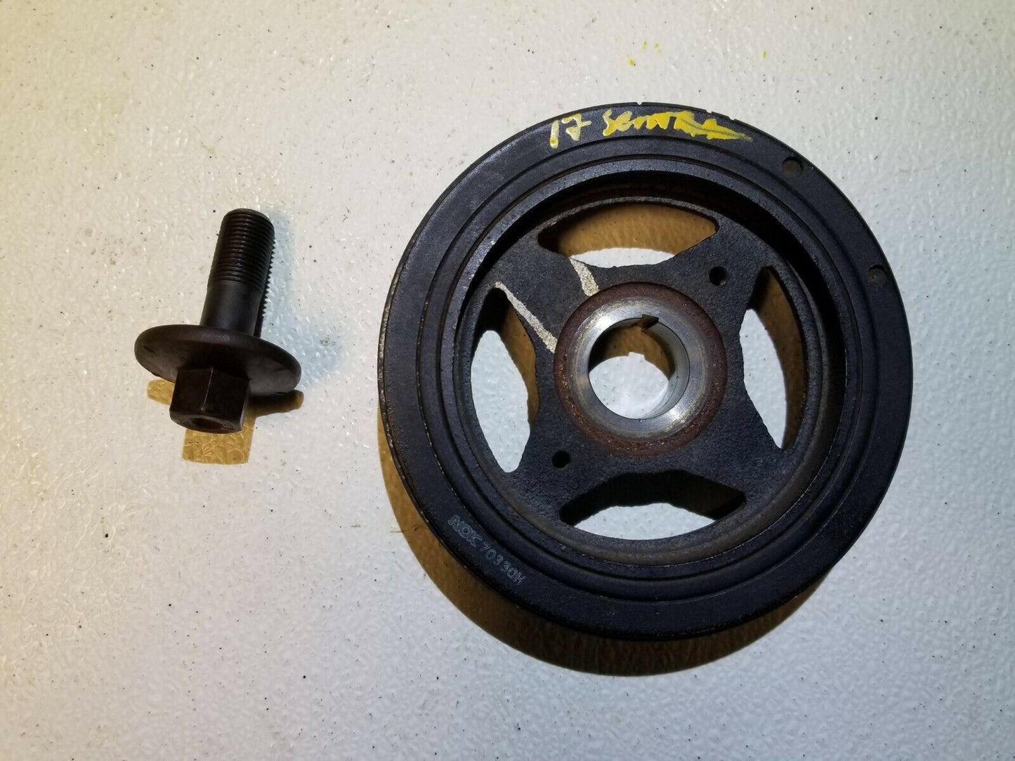 16 17 18 Nissan Sentra 1.8l Crankshaft Pulley Harmonic Balancer OEM 40k Miles