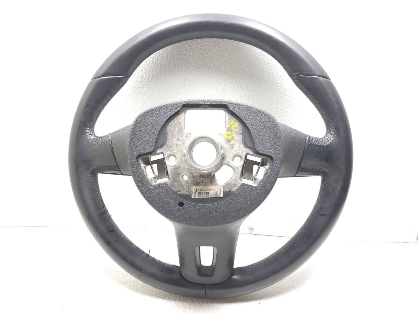 09 10 11 12 Volkswagen Cc Steering Wheel Black Leather OEM