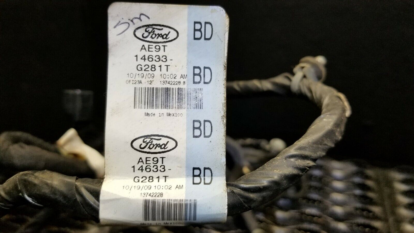10 11 12 Lincoln MKT Rear Left Driver Side Door Wire Harness OEM