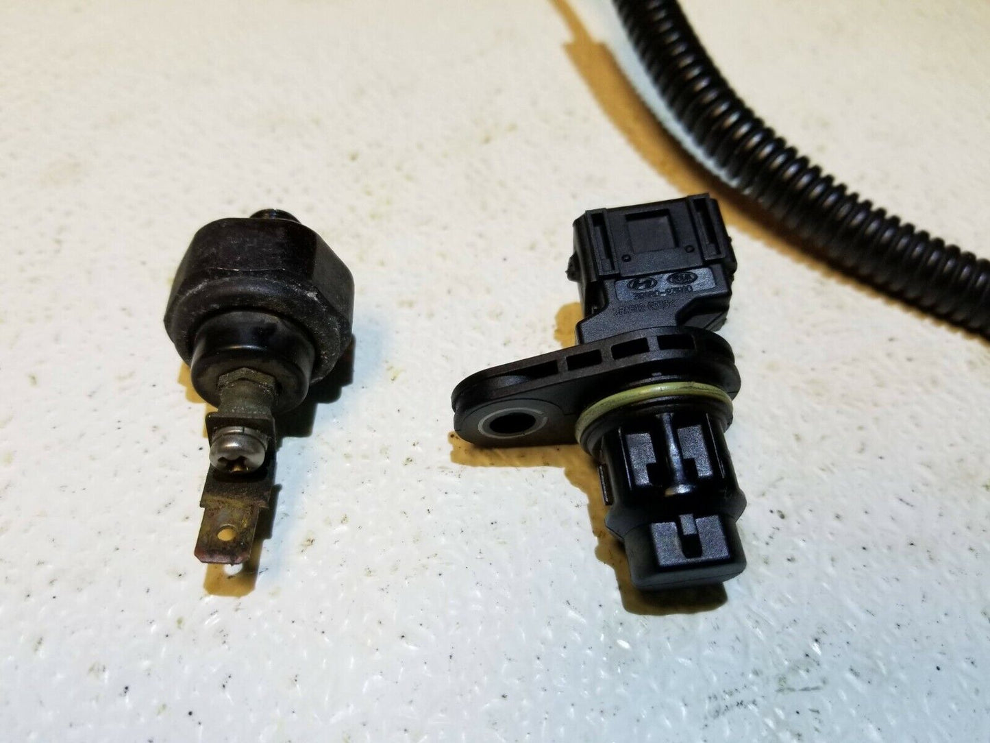 10 11 12 Kia Soul 2.0l Knock Oil Pressure Crankshaft Sensor 3pcs OEM 57k Miles