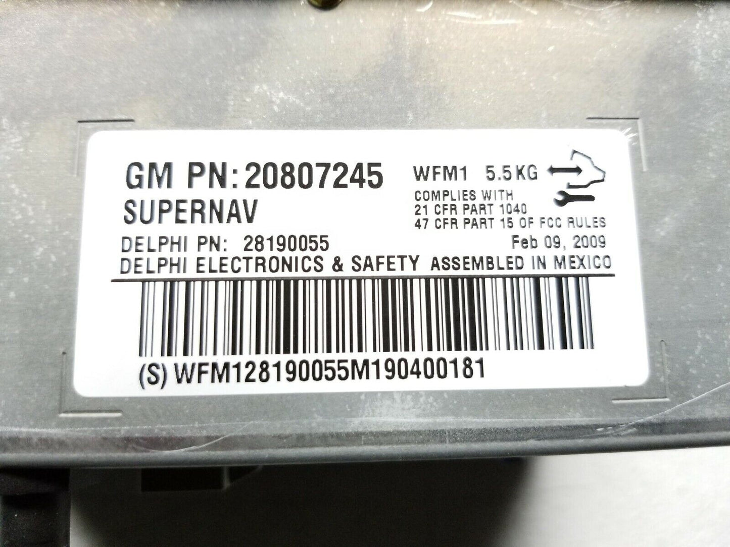 07 08 09 Escalade Screen Gps Navigation Touch Radio Receiver AM FM Cd OEM