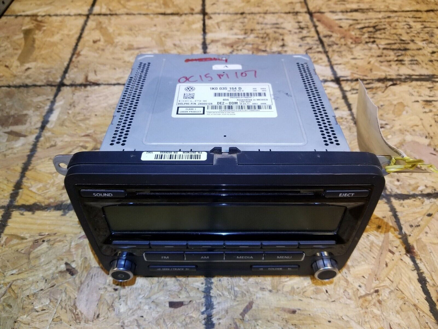 12 2012 Volkswagen Passat Audio AM FM Radio Cd Player Receiver OEM #141