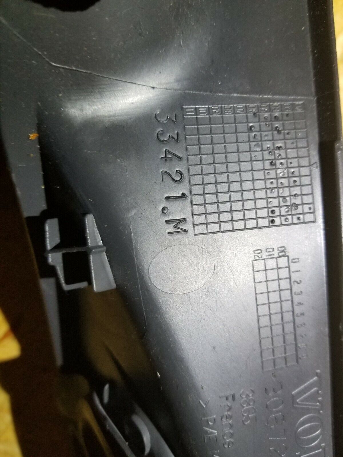 05 06 07 Volvo S40 Dash End Cap Trim Right Passenger Side OEM