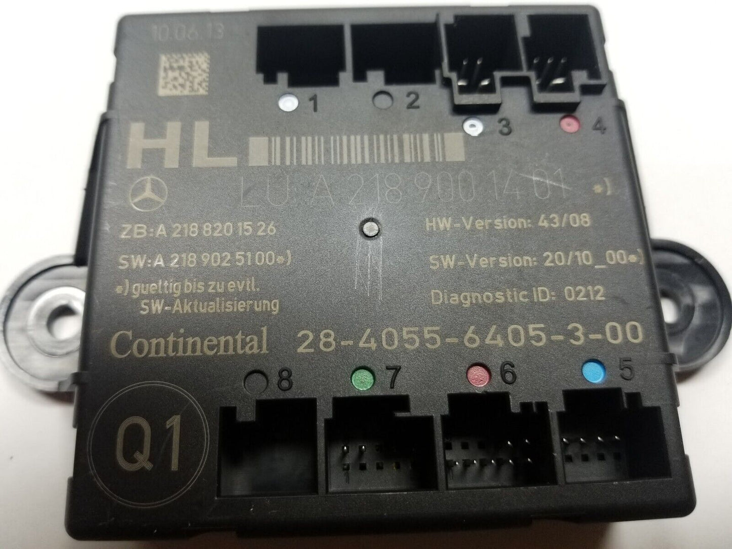12 13 14 Mercedes-benz C300 Rear Left Driver Side Door Control Module  OEM