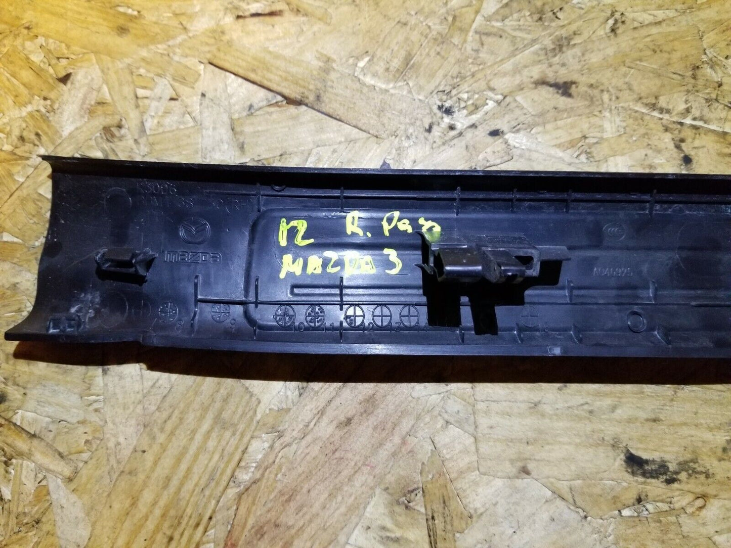 10 11 12 13 Mazda 3 Rear Right Passenger Door Sill Kick Plate Trim OEM