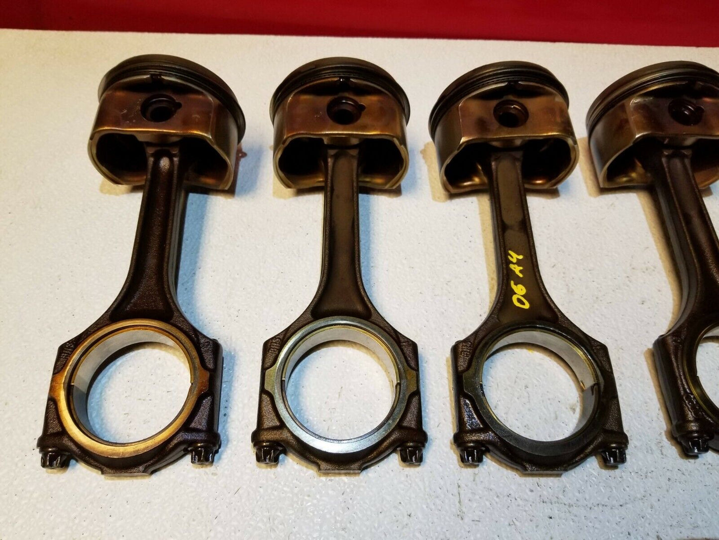 03 04 05 06 Audi A4 B6 3.0l Piston W/ Connecting Rod 6pcs Size: Std OEM •bgn•
