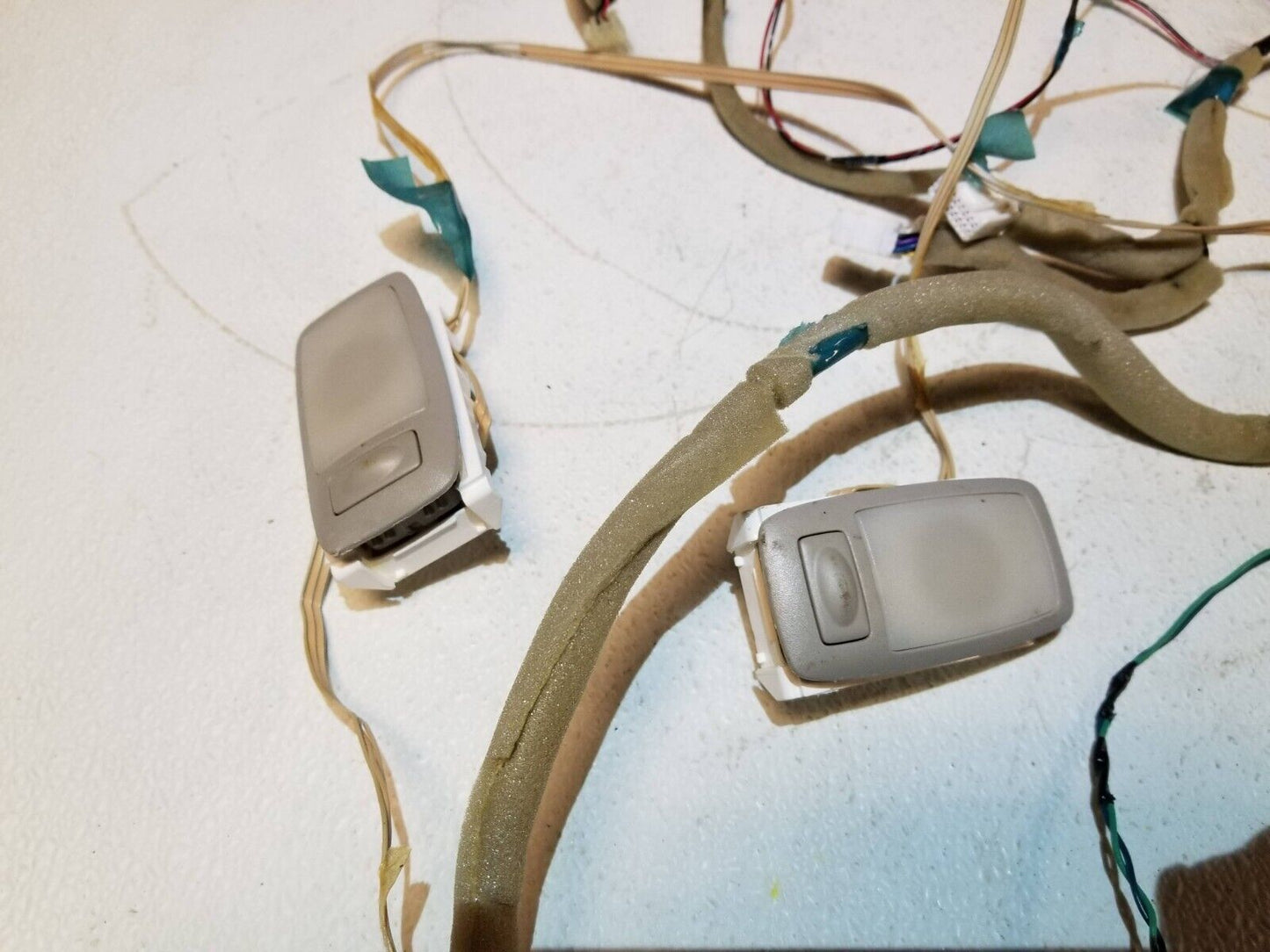 16 17 18 19 Infiniti Q50 Roof Headliner Wire Harness W/ Light Lamp & Mic OEM