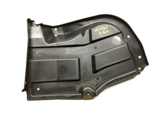 09 10 11 12 Infiniti Fx35 Rear Right Pass Side Difusser Shield OEM
