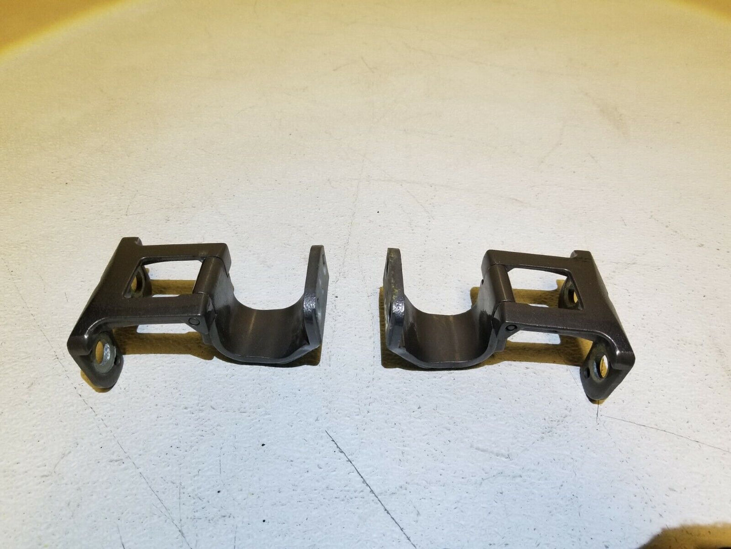 03 04 05 06 Audi A4 B6 Rear Convertible Top Storage Hinge Support Pair OEM