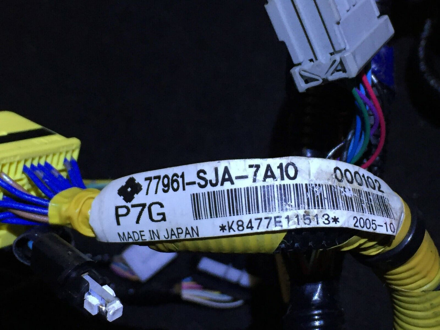 06 07 08 Acura Rl Dash Dashboard Wire Wiring Harness OEM D41