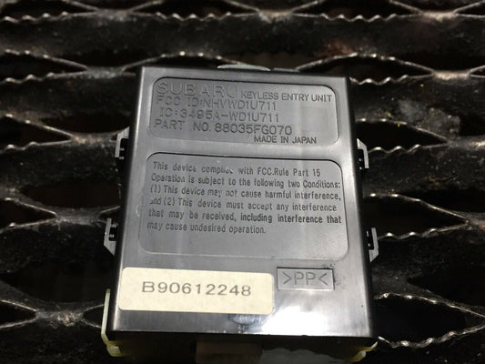 08 09 10 Subaru Impreza 2.5l Theft-locking Ecu Ecm Computer 88035fg070 OEM