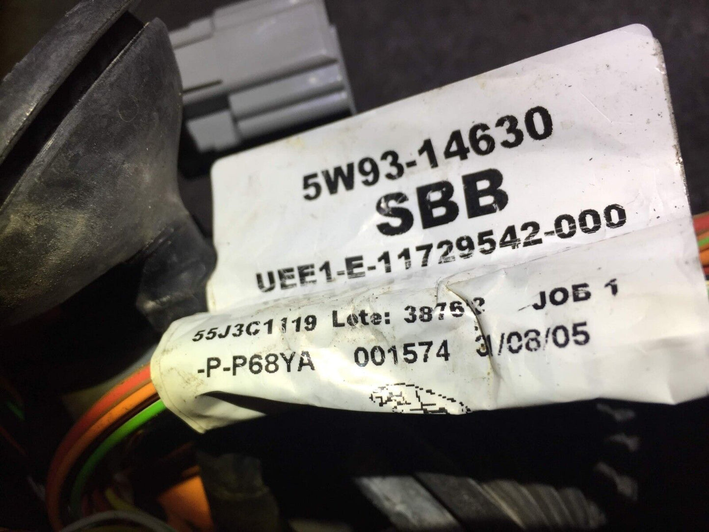 04 05 06 07 08 09 Jaguar Xj8 Front Right Passenger Door Wire Wiring Harness OEM
