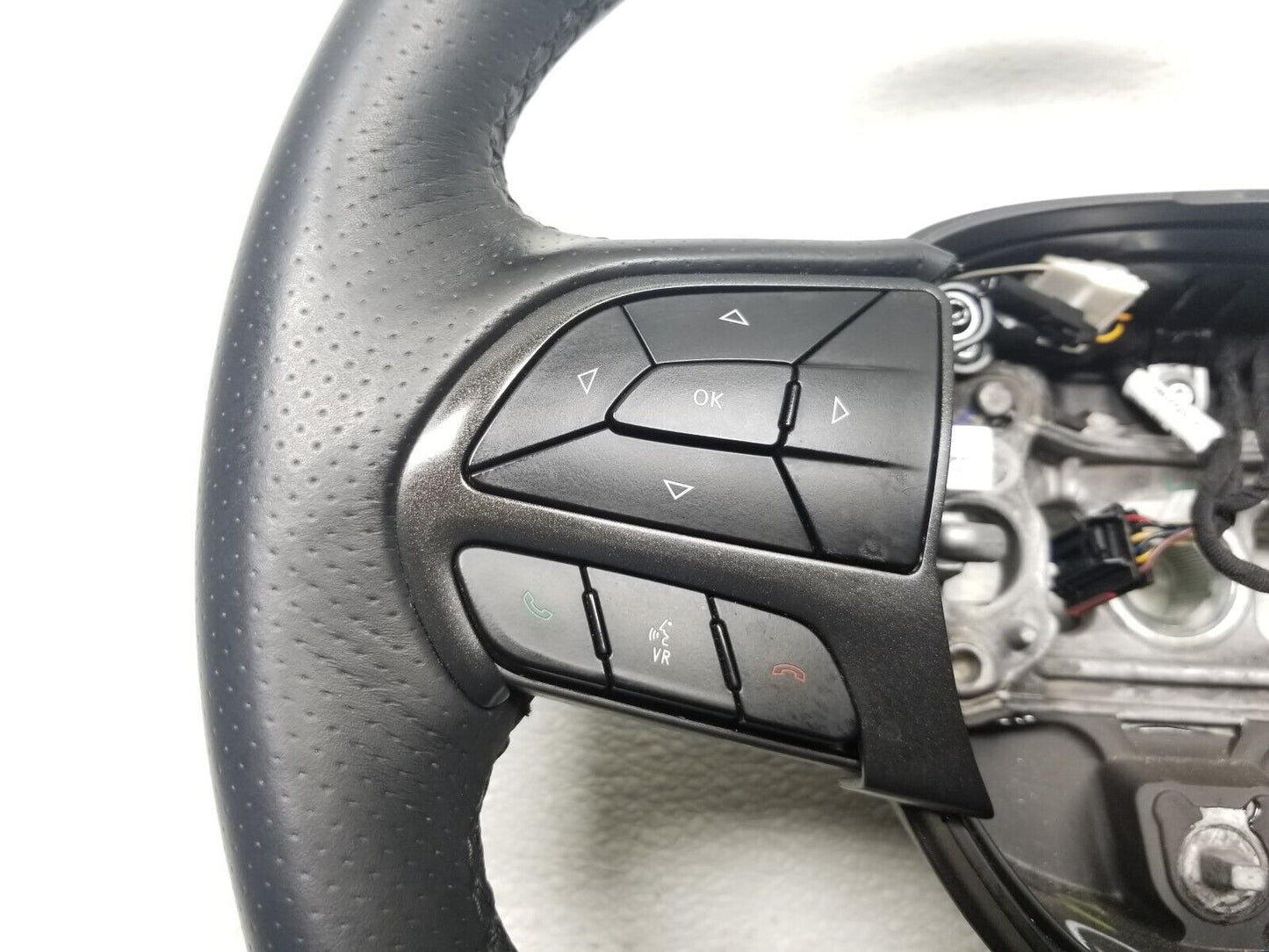 15 16 17 18 Dodge Challenger Steering Wheel Black Leather OEM 36k Miles