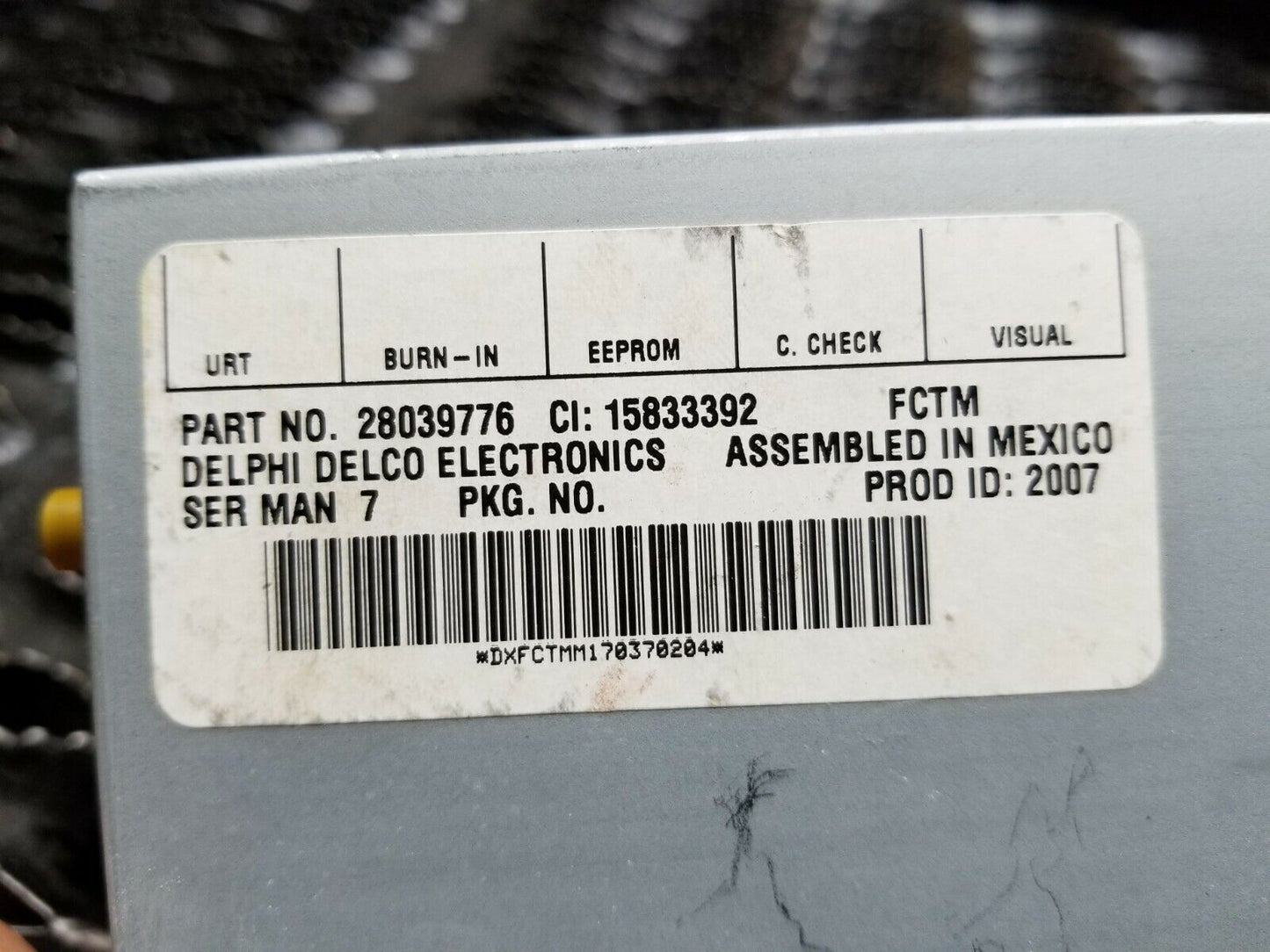 06 07 08 09 10 11 Cadillac DTS Satellite Receiver Control Module OEM