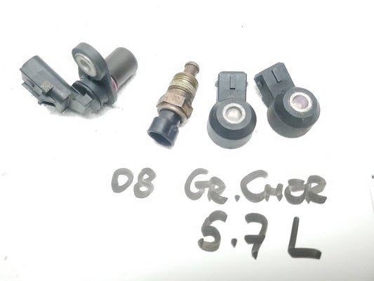 06 07 08 Jeep Grand Cherokee 5.7l Knock Krank Temp Sensor 4pcs OEM
