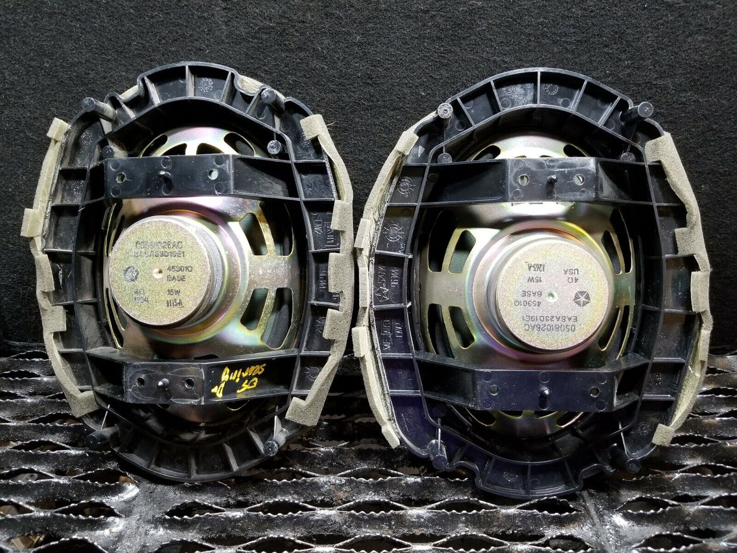04 05 06 Chrysler Sebring Convertible Rear Deck Speaker 2pcs OEM