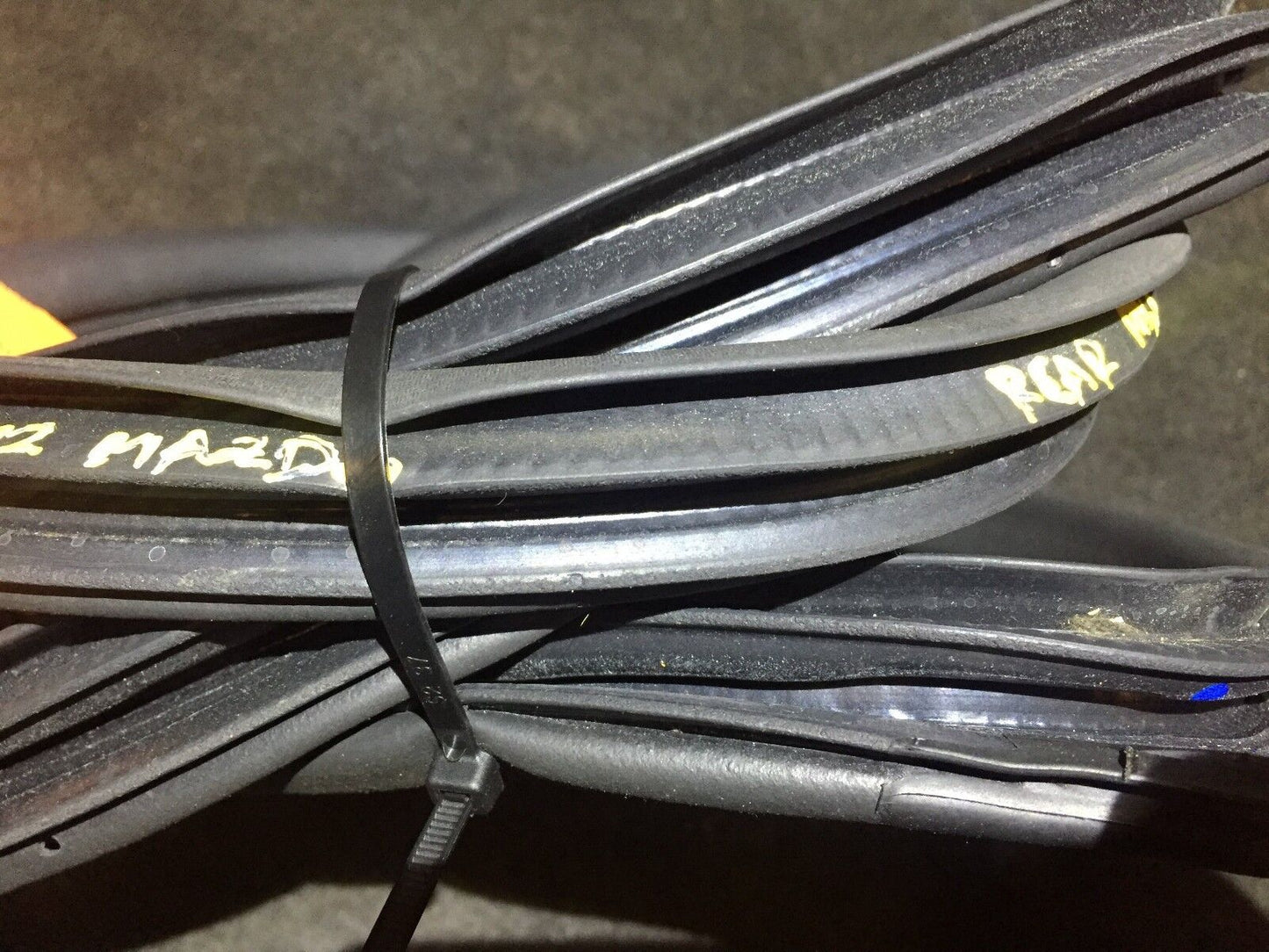 09 10 11 12 13 Mazda 6 Right Pass Rear Door Weatherstrip Seal OEM