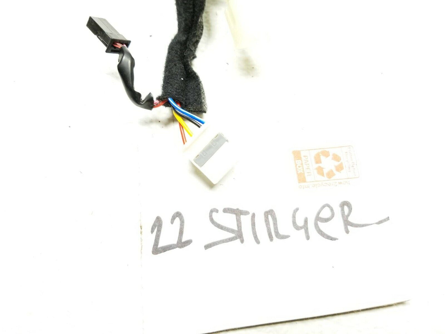 21 22 Kia Stinger Steering Wheel Wire Harness OEM 312 Miles