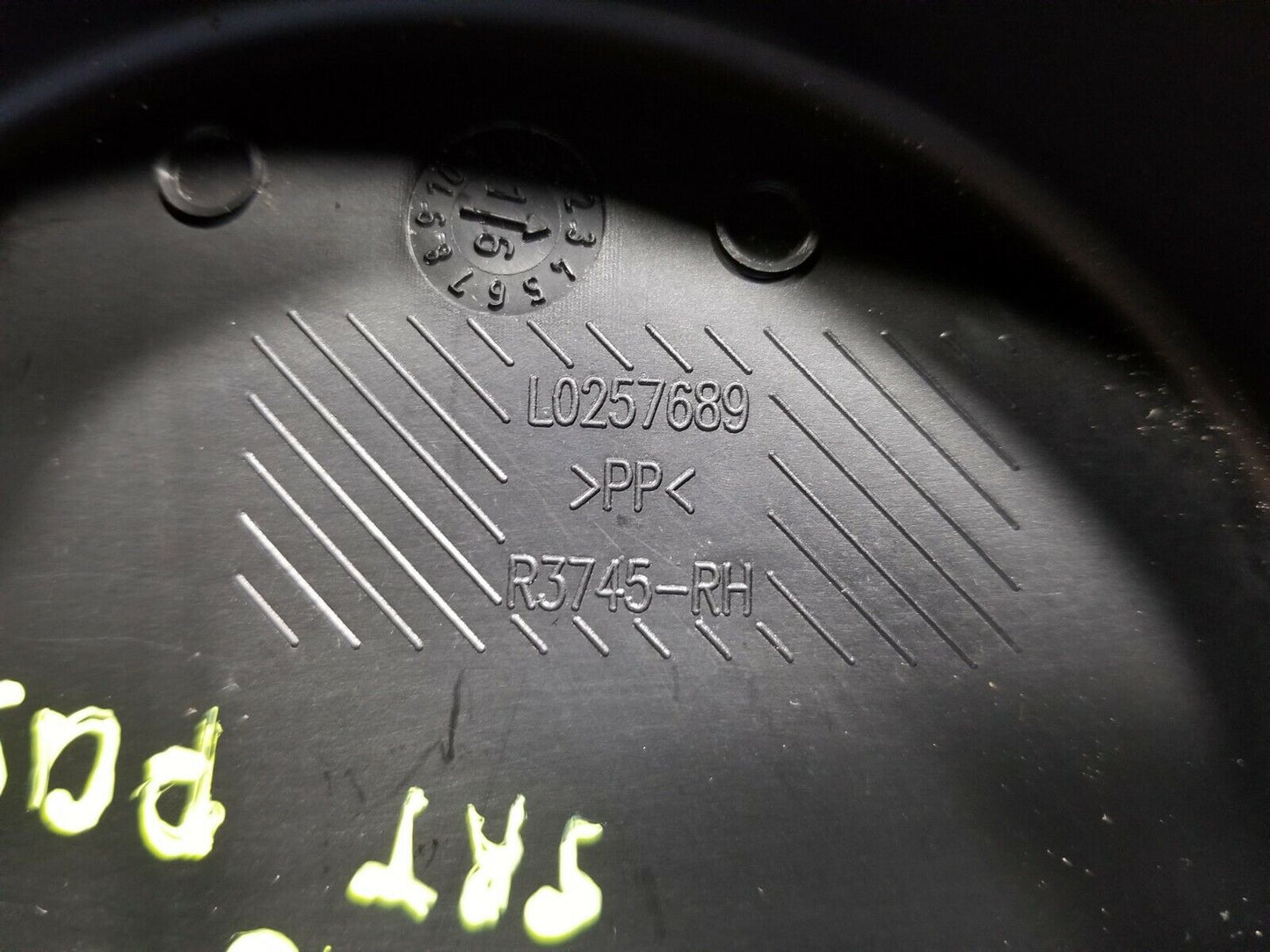 16 17 Dodge Challenger SRT Scat Front Right Pass Seat Trim Cover Bezel OEM 12k