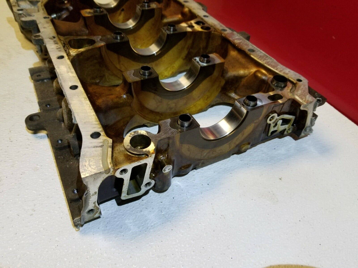 13 14 15 Honda Accord 2.4l Crankshaft Housing Bracket OEM 87k Miles
