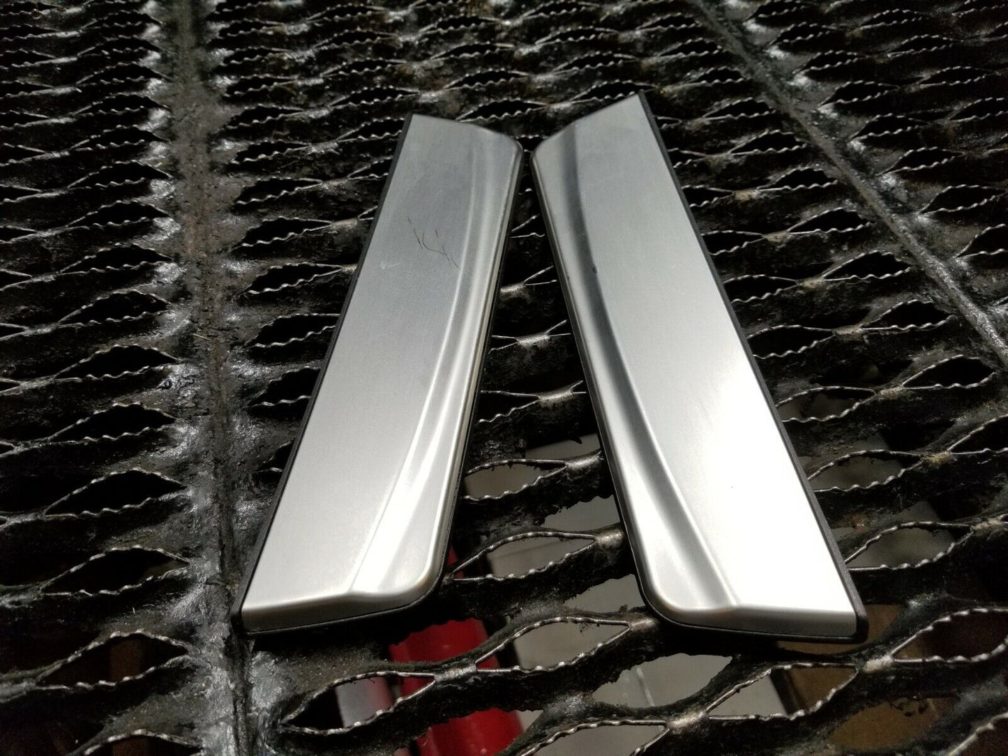 2014 2015 Infiniti Q40 Rear Left & Right Sill Scuff Step Plate Trim 2pcs OEM 34k