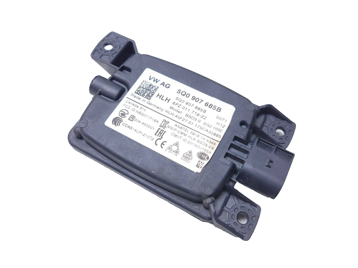 16-19 Volkswagen Passat Rear Blind Spot Radar Sensor Monitor Driver Side Lh OEM