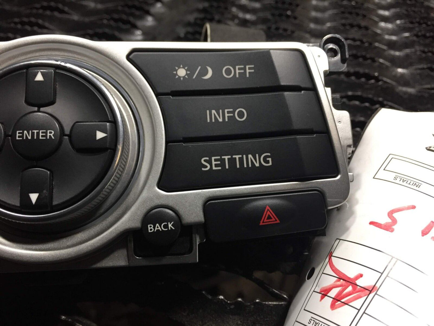 07 08 Infiniti G35 Radio Navigation Display Control Panel Switch  OEM #34 71k