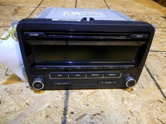 11 12 13 2013 Volkswagen Jetta Audio AM FM Radio Cd Player Receiver OEM #140