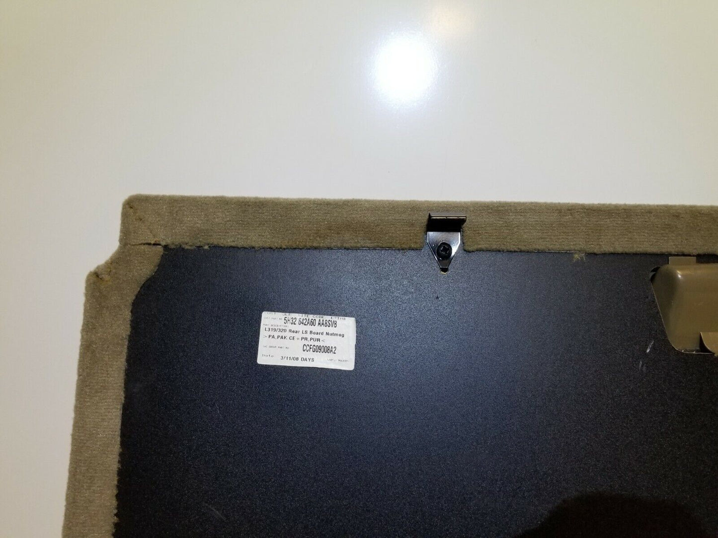 06 07 08 09 Range Rover Sport Rear Trunk Hard Mat Cover Carpet Trim OEM