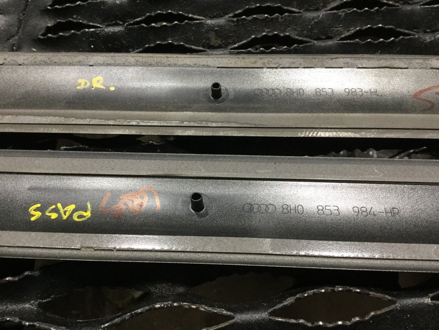 03 04 05 06 Audi A4 B6 Cabrio Rear Quarter Panel Trim Molding 2pcs