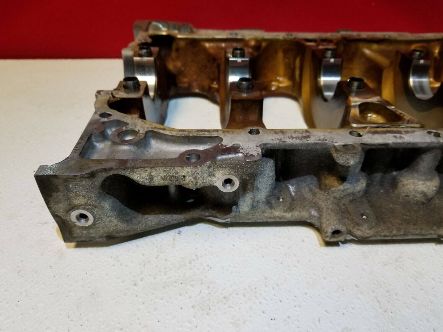 13 14 15 Honda Accord 2.4l Crankshaft Housing Bracket OEM 87k Miles