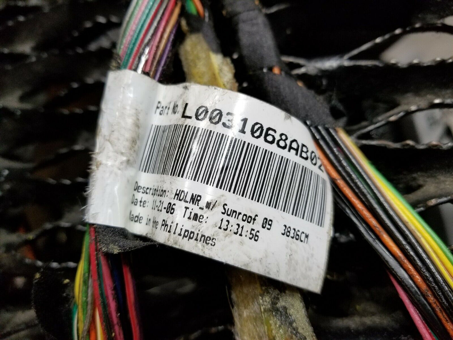 06 07 08 09 10 11 Cadillac DTS Roof Liner Wire Harness OEM