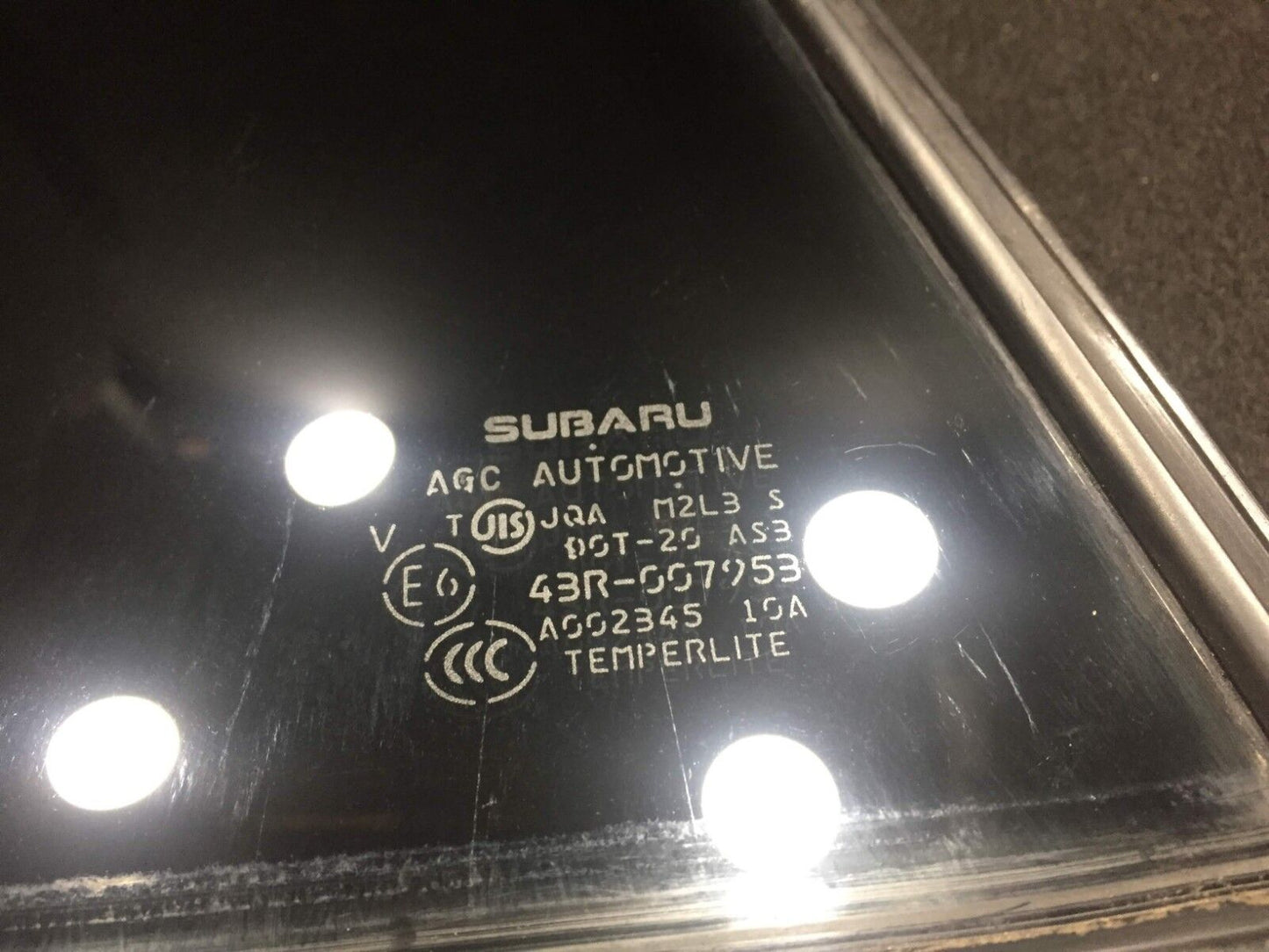 13 14 15 Subaru Xv Crosstrek Rear Door Quarter Window Glass Driver Side Left OEM