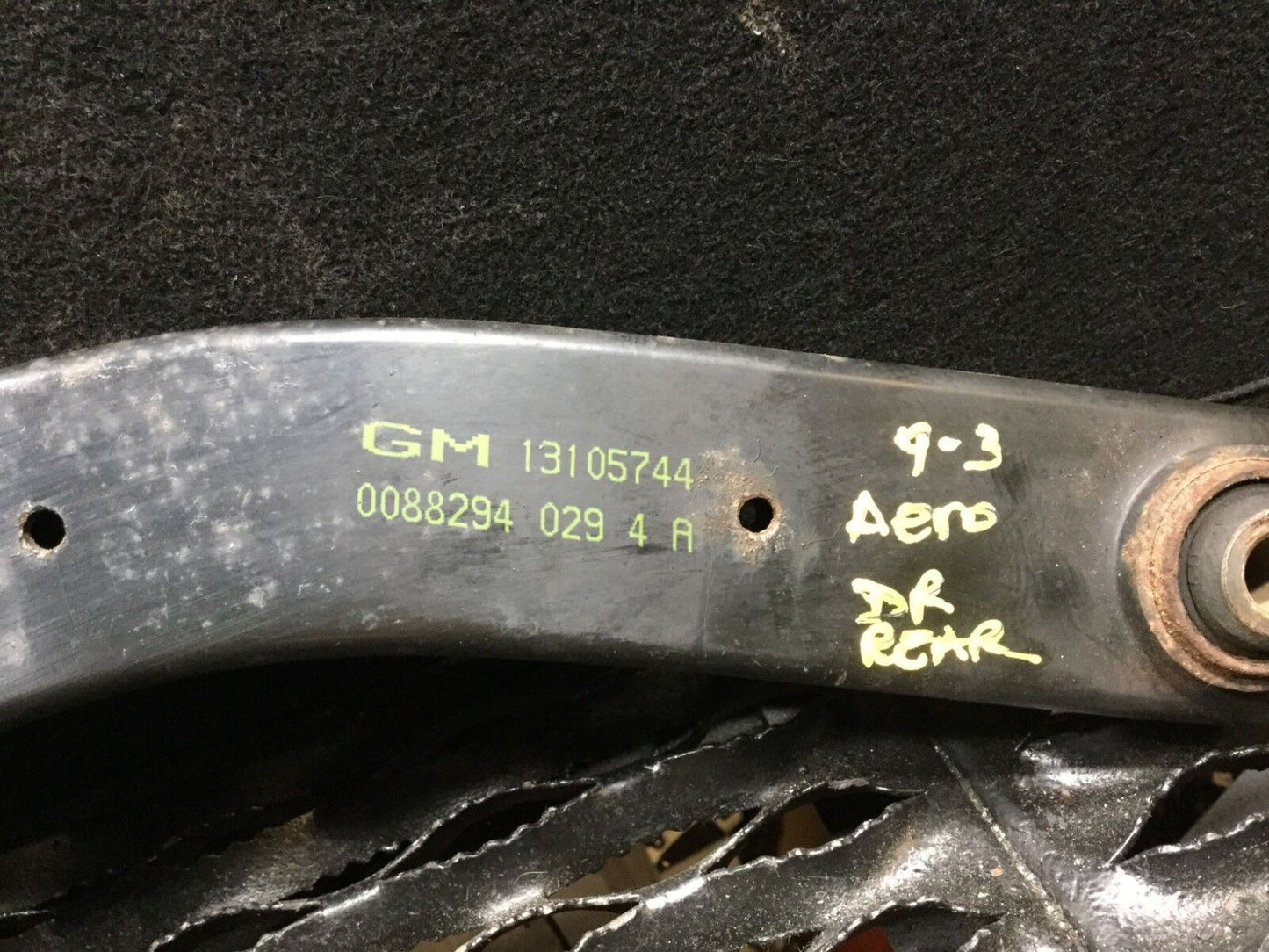 03 04 05 06 07 08 Saab 9-3 Driver Left Rear Upper Control Arm 13105744 OEM