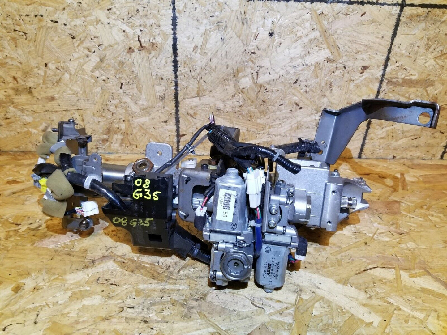08 2008 Infiniti G35 Steering Column W/ Motors OEM