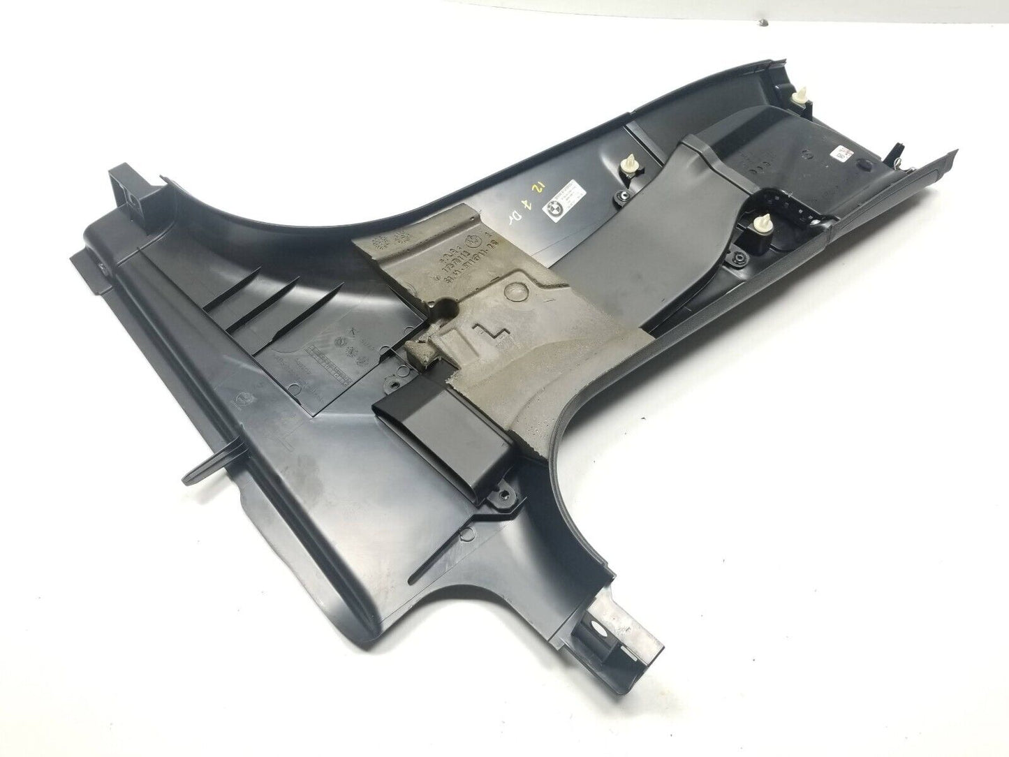 09 10 11 12 BMW 750li Left Driver Lower B Pillar Trim Cover OEM