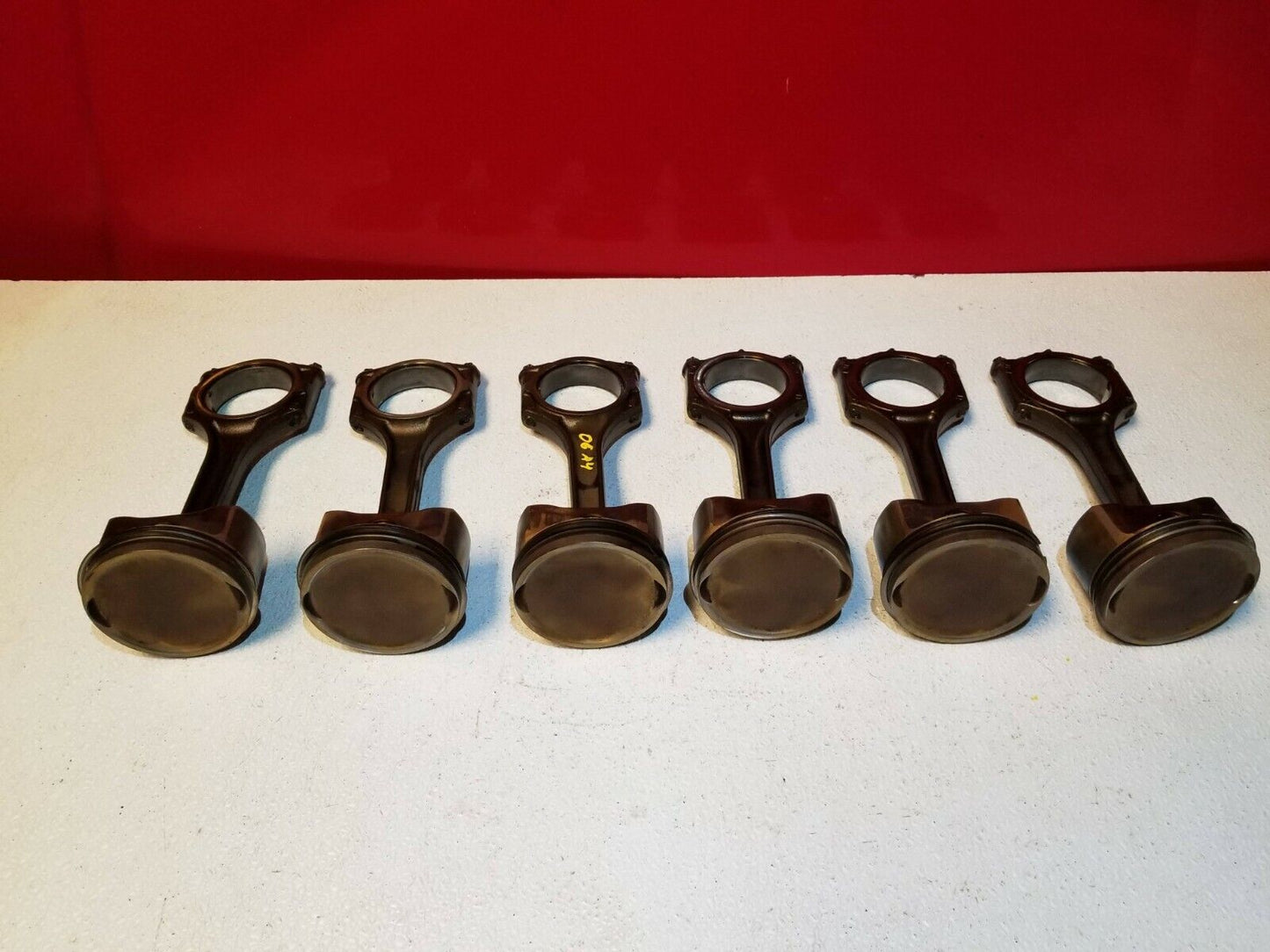 03 04 05 06 Audi A4 B6 3.0l Piston W/ Connecting Rod 6pcs Size: Std OEM •bgn•