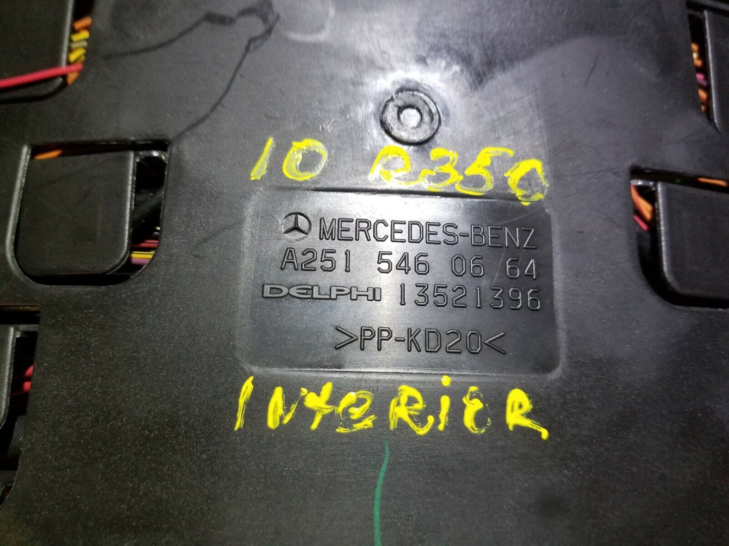 07 08 09 10 Mercedes-benz R350 Interior Body Wire Harness OEM