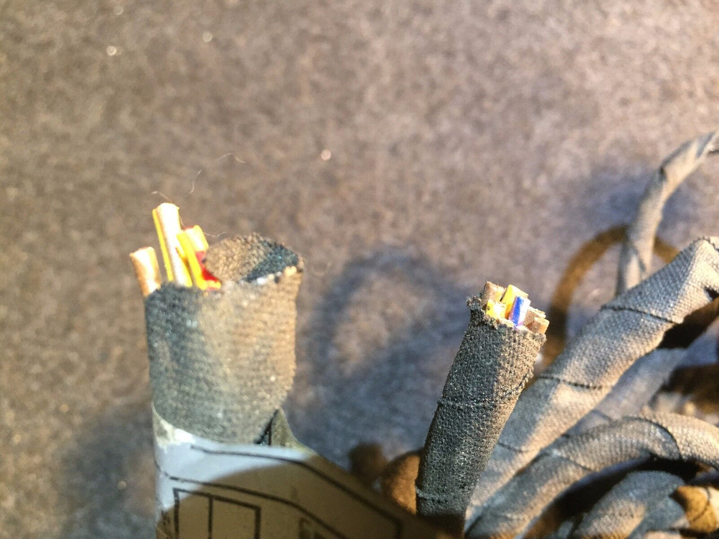 02 03 04 05 BMW E65 E66 Front Bumper Wire Harness OEM