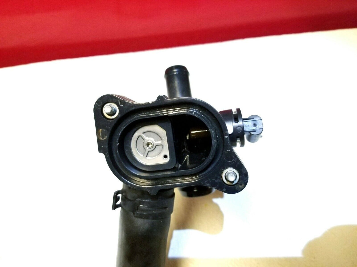 15 16 17 18 Chevy Impala 2.5l Engine Coolant Thermostat Outlet W/ Hose Pipe OEM
