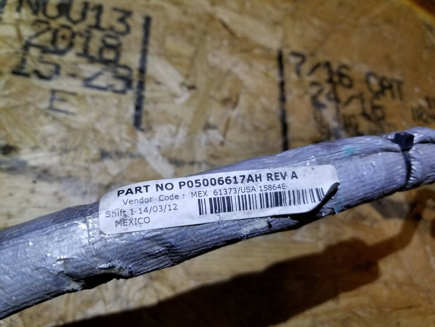 14 2014 Dodge Grand Caravan Power Steering High Pressure Hose OEM 34k