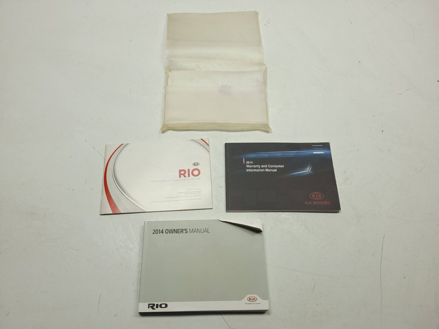 12 13 14 15 Kia Rio Owner's Manual W/ Case OEM