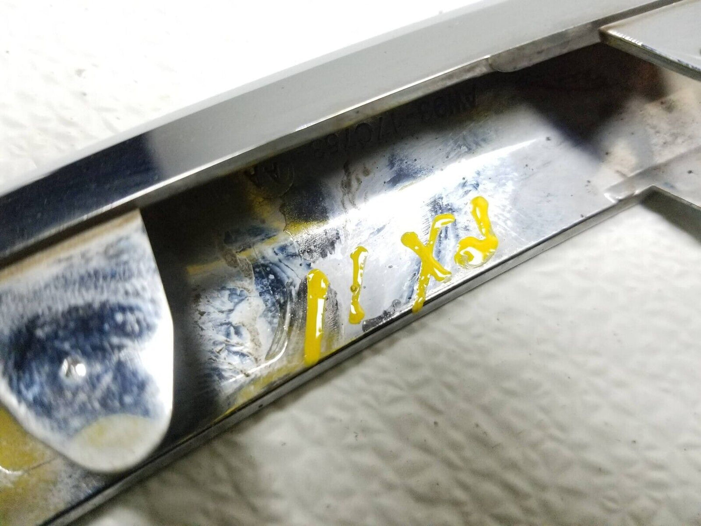 10 11 12 13 Jaguar XJ Front Bumper Lower Grille Chrome Trim Left & Right OEM