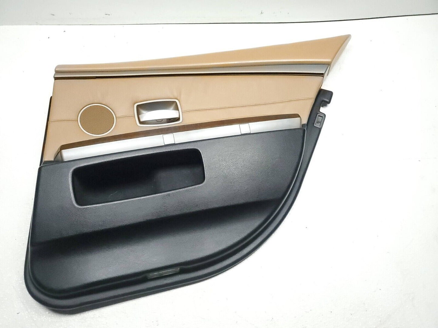 02 03 04 05 BMW 745i E65 Rear Door Trim Panel Right Passenger Side OEM
