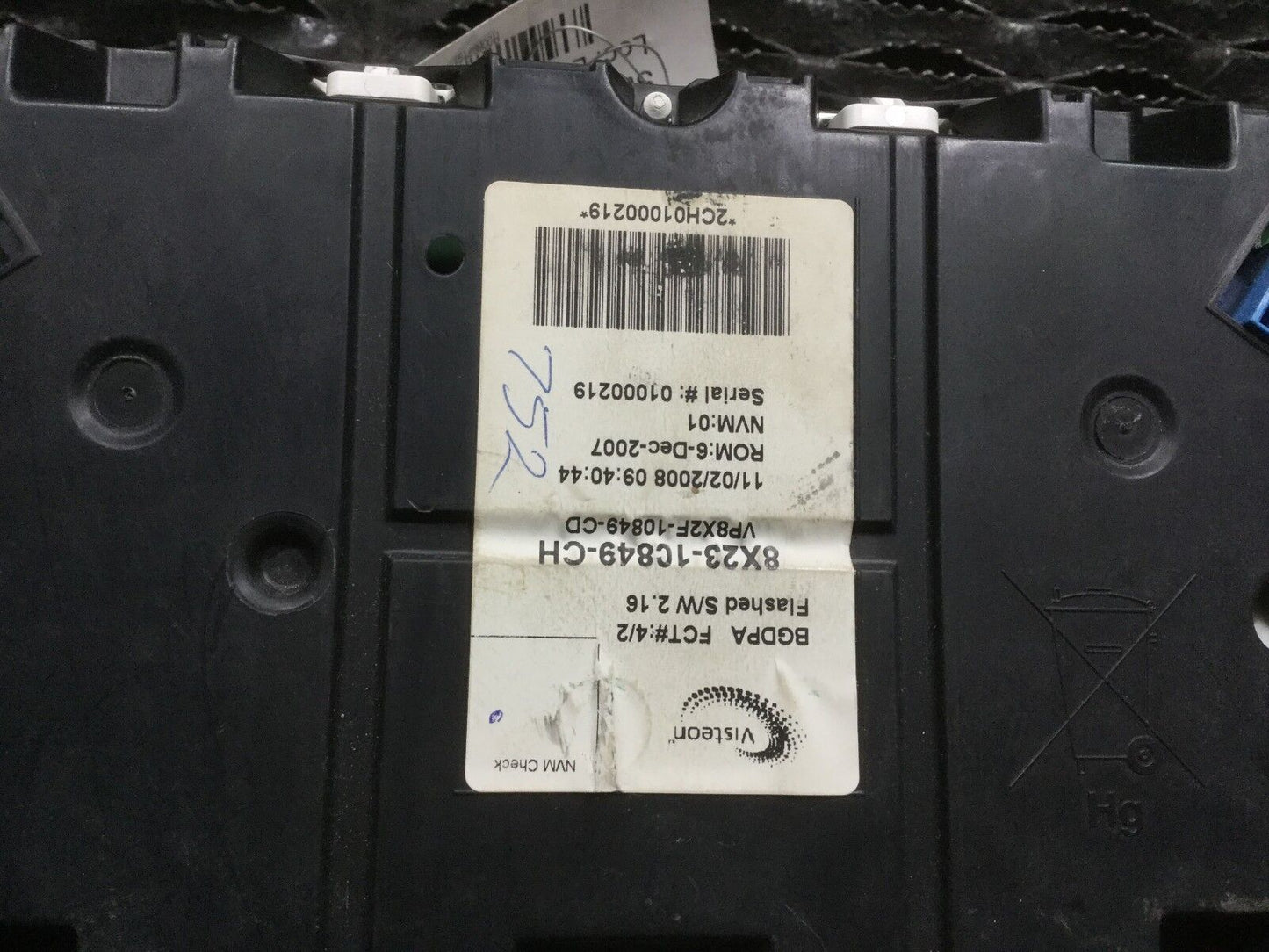 09 2009 Jaguar XF Instrument Cluster Speedometer Gauge Mph OEM N52