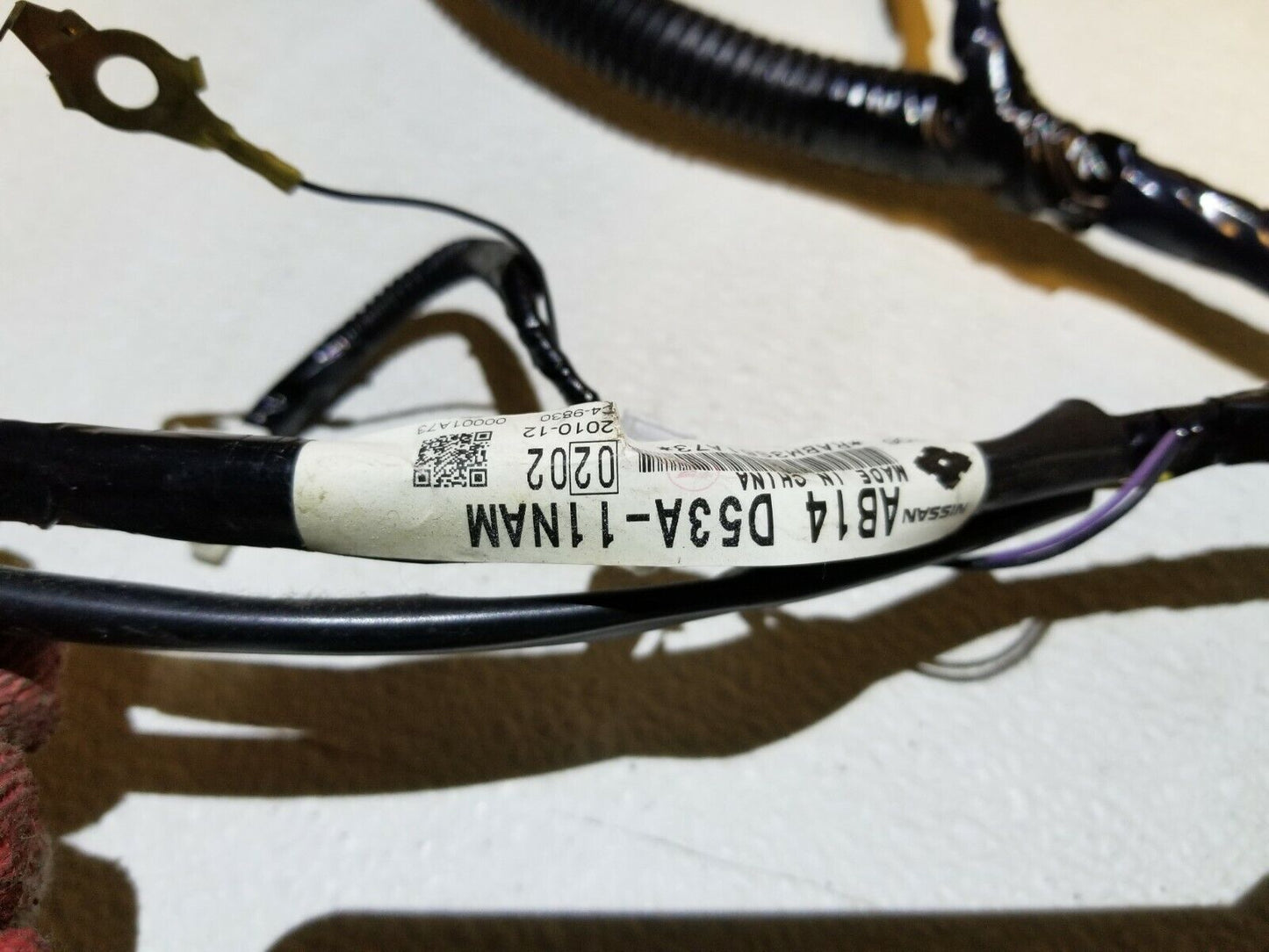10 11 12 13 Infiniti G37 Coupe Interior Wire Harness Left Driver Side OEM 99k