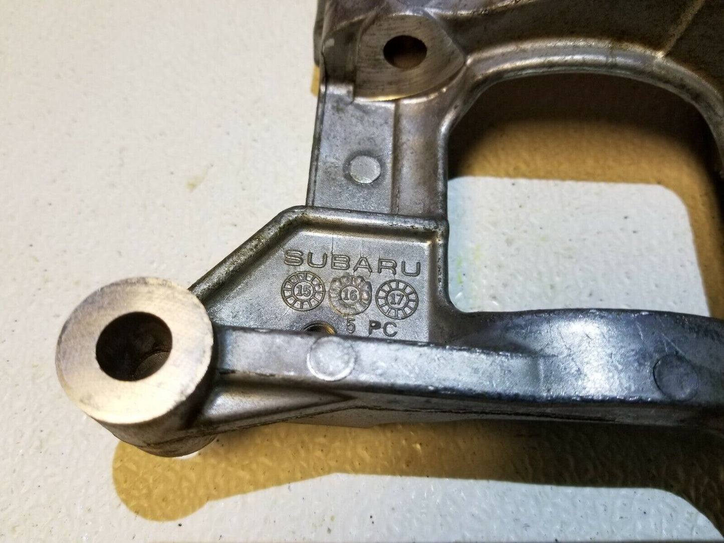 16 17 Subaru Legacy 2.5l A/c Compressor Mounting Bracket OEM 10k Miles