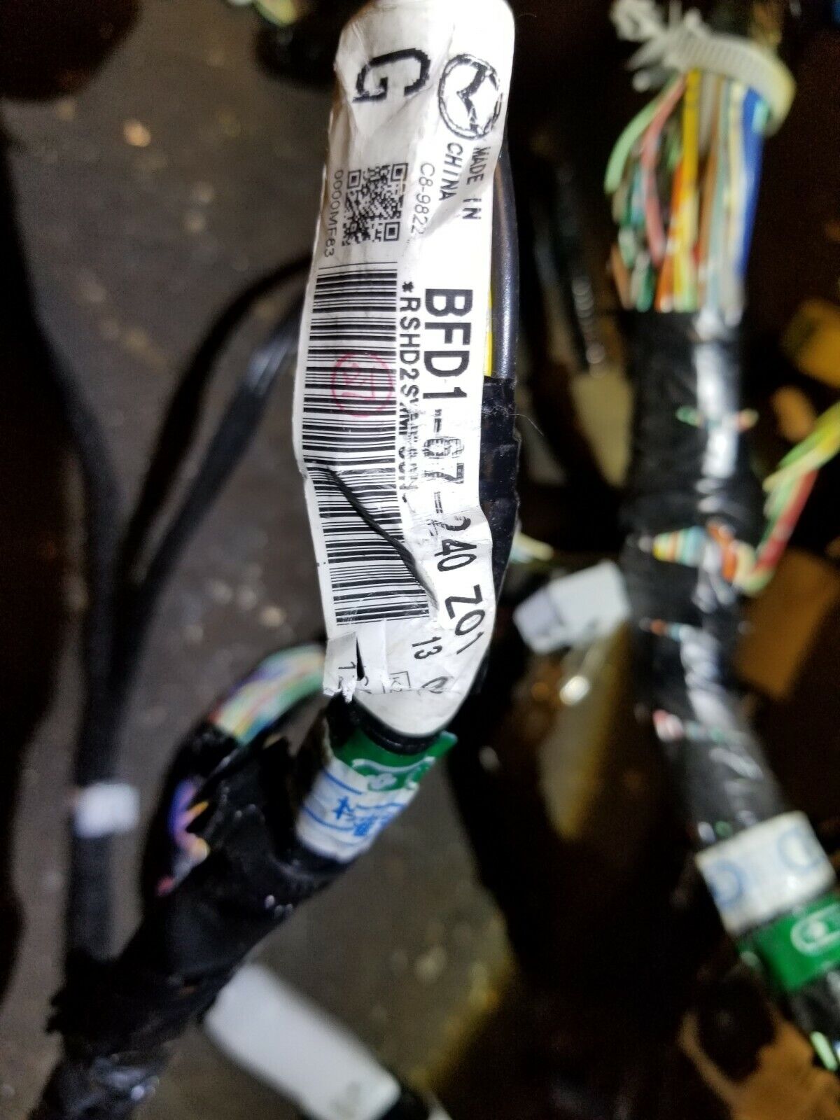 10 11 12 13 Mazda 3 Sedan Dash Wire Wiring Harness OEM